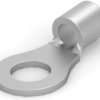 Uninsulated ring cable lug, 1.04-2.62 mm², AWG 16 to 14, 4.34 mm, M4, metal, 324955