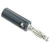 Black 4mm Banana Test Plug