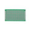 Płytka uniwersalna dwustronna THT raster 2,54 mm, 60 × 40 mm, zielony