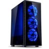Inter-Tech CXC2 Blue Light | Midi Tower Case | Zwart
