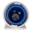 Wtyczka tablicowa (zwrotnica faz) 32A 4P 230V niebieska IP67 TWIST 778242-9