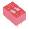 NDSR-02-V 2 Way Recessed Actuator DIP Switch SPST APEM