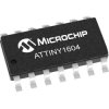 Mikrokontroler Microchip ATTINY1604-SSNR QFN 28-pinowy Powierzchnia Procesor 56kB 32 bit 2.4 GHz Flash, 2.7 V