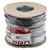 Przewód zasilający RS PRO H05VV-F 2 Core 100 m Polichlorek winylu Sheath Czarny 6.05 mm OD, 300V, 500 V 70 °C