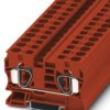 Through terminal block, spring balancer connection, 0.2-16 mm², 2 pole, 57 A, 8 kV, red, 3035662