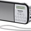 Radio kieszonkowe TechniSat Techniradio RDR DAB+, fale metrowe (VHF) latarka kieszonkowa srebrny