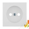 BERKER B.KWADRAT Płytka czołowa do gniazda bez uziemienia biały połysk 3961038999 HAGER