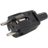 Martin Kaiser 520/sw Safety Plug 250V Black IP20 Reconnectable Type F