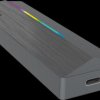 IB-1826MCL-CU31 External M.2 NVMe/SATA SSD enclosure with USB 3.2, RGB
