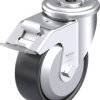 Blickle 625947 LER-PP 100G-FI-FA Rolka obrotowa z blachy stalowej Średnica koła: 100 mm Maksymalne obciążenie: 150 kg 1