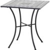 Siena Garden J53787 Stół Como kwadratowy stal 64x64 o wyglądzie mozaiki