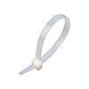 UniStrand UNI-CT6W Natural 200mm Nylon Cable Ties Wide(7.6mm) Pack of 100