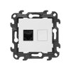 Gniazdo komputerowe RJ45 Simon 24 IP20/IP44 biały
