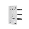 Uchwyt słupowy uniwersalny (pasuje do Dahua BCS Hikvision Uniview) 160x210mm Pole Bracket Fox 3