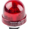 Sygnalizator 24 V DC Migające Czerwony Montaż panelowy Ksenon