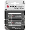 AgfaPhoto 110-821839 Ultra LR14 C Battery 1.5V 2 Pack High-Capacity