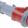 Złącze przemysłowe - zasilające 63A Gniazdo 400 V 3P + E Żeński MENNEKES Czerwony Montaż na kablu IP67
