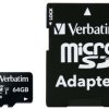 MicroSD, 64 GB MicroSDXC, Verbatim Klasa 10