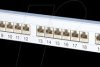 130855-E E-DAT C6 24 port patch panel 1RU LSA Cat.6