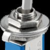 10014 Miniature toggle switch, ON - ON, 3 pins, blue