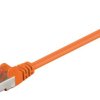 CAT 6 Kabel łączący, S/FTP (PiMF), Pomarańczowy - Długość kabla 1.5 m