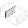 ESD partition wall kit, black, (L x W x D) 49 x 87 x 1.8 mm, ESD TRENNWAND 150-02, package with 24 pieces