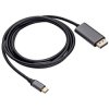 Akyga AK-AV-16 USB-C to DisplayPort Cable Black 1.80 m