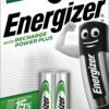 E300626500 Energizer PowerPlus 2x AAA rechargeable batteries, 700 mAh
