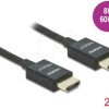 85385 Koaxiales High Speed HDMI Kabel 48 Gbps 8K 60 Hz schwarz 2 m