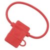 Gniazdo bezpiecznika płaskiego 19mm, przewód 1,5mm2 (16AWG) czerwone