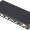 SpeaKa Professional SP-5441116 3 Porty Przełącznik HDMI obsługa obrazu 3D, z pilotem zdalnego sterowania, ARC (Audio Ret