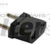 Adapter zasilania wtyk polski-gn. USA mały