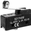 Wyłącznik krańcowy miniaturowy 1CO z rolką wzdłuż dźwigni W0-5211-406