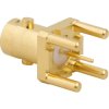 HD BNC panel socket 75 Ω, solder connection, straight, 034-1024