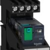 Coupling relay 4 Form C (NO/NC), 24 V (DC), 650 Ω, 6 A, 250 V (AC), RXM4AB1BDPVM