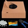 94399 CAT 6 outdoor network cable SET, U/UTP, black