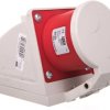 Wtyczka odbiornikowa 32A 5P 400V czerwona IP44 525-6kdv
