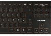 CHERRY DW 9100 Slim, układ niemiecki, klawiatura QWERTZ, bezprzewodowa klawiatura i mysz, czarno-brązowy