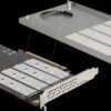 90050 PCIe 3.0 x16 > 4x M.2 NVMe Key M, bifurcation