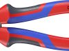 Kombinerki Knipex Knipex 03 02 200, Prüfzange, 1,6 cm, Stahl, Vinyl, Blau, Rot, 200 mm 03 02 200, 200 mm, 60 HRC, do war