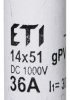 Wkładka bezpiecznikowa cylindryczna PV 14x51mm 36A gPV 1000V DC CH14 002637115 /10szt./