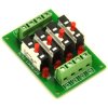 Panel Mount Independent 4 Channels Thermal Circuit Breaker Module.