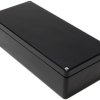 Polyester enclosure, (L x W x H) 361 x 160 x 90 mm, black (RAL 9005), IP66, 1590ZGRP163BK