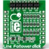 Zestaw rozwojowy czujników, QRE1113, Płytka Click mikroBus, Line Follower Click