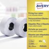 Avery-Zweckform Etykiety cenowe PLR1626 Z możliwością usunięcia Szerokość etykiety: 26 mm Wysokość etykiety: 16 mm biały