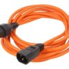 SCHAFFNER-820087 Kabel IEC C13 żeński, IEC C14 męski 3,5m z blokadą IEC LOCK