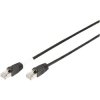 Digitus DK-1644-050/BL-OD Network cable CAT 6 S/FTP 5m Black UV-resistant