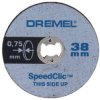 Zestaw 5 tarcz Dremel SC409 o średnicy 38 x 075 mm
