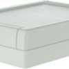 ABS enclosure, (L x W x H) 130 x 100 x 34.2 mm, white (RAL 9002), IP54, TK-F.7