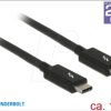 84845 Cable Thunderbolt 3 USB-C plug > USB-C plug 1 m.